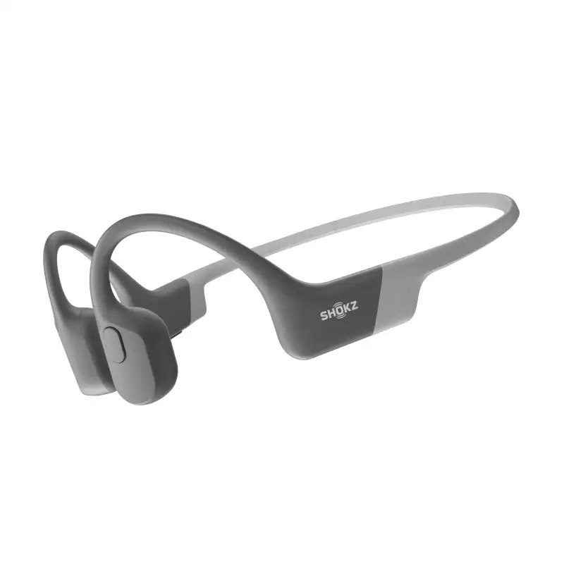 Shokz Openrun Bone Conduction Sports Bluetooth Headphones - Grey