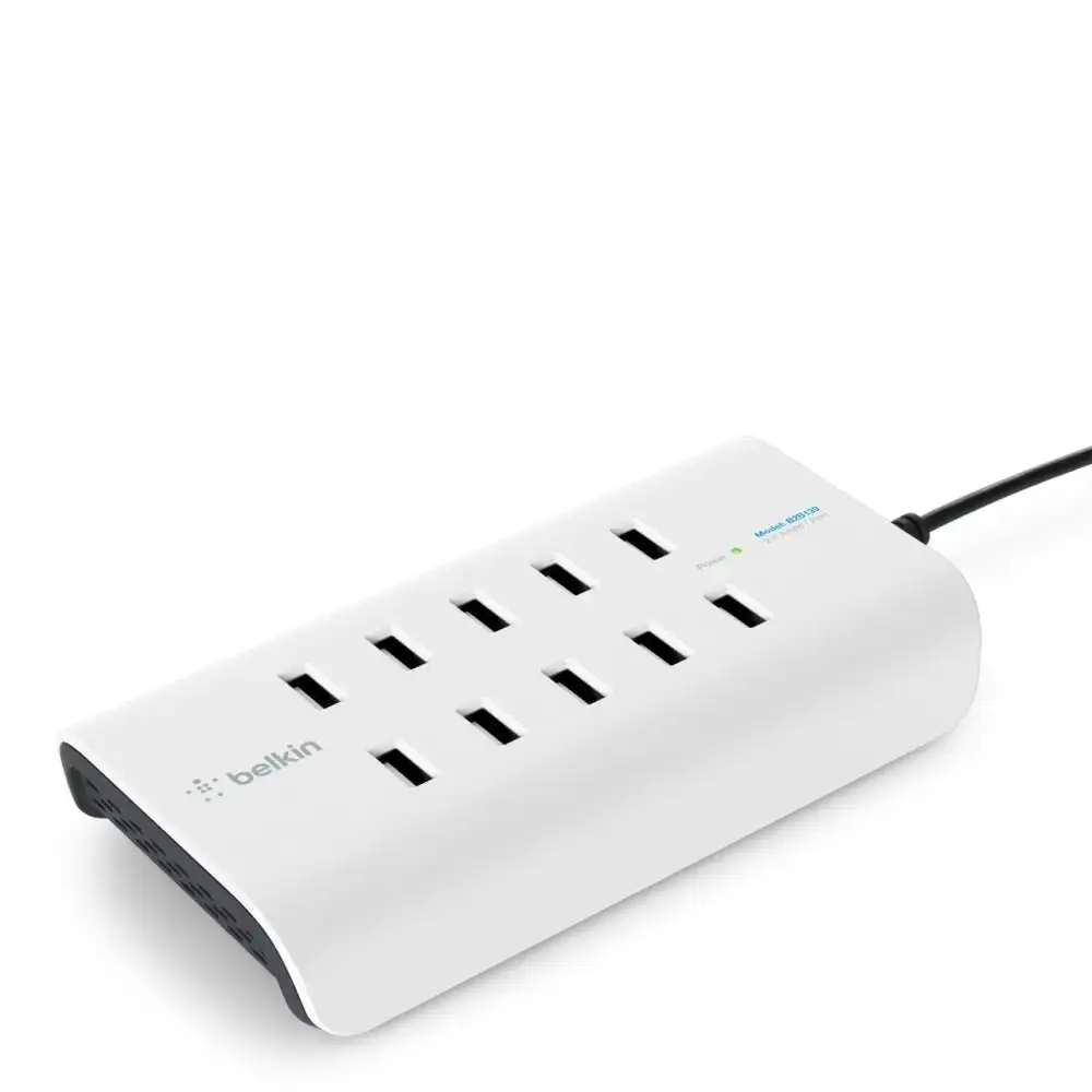 Belkin Rockstar 10-port Usb Charging Station - White