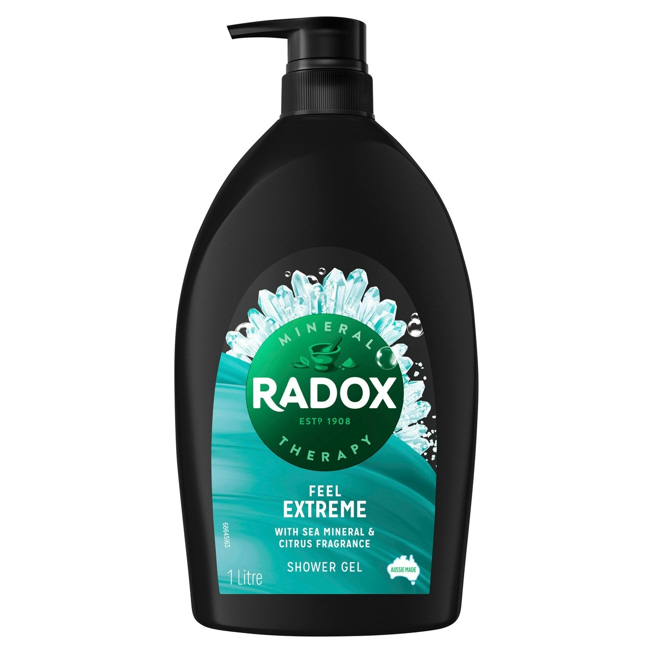 Radox  Shower Gel washes away bacteria Feel Extreme body wash with sea minerals & citrus fragrance 1 L