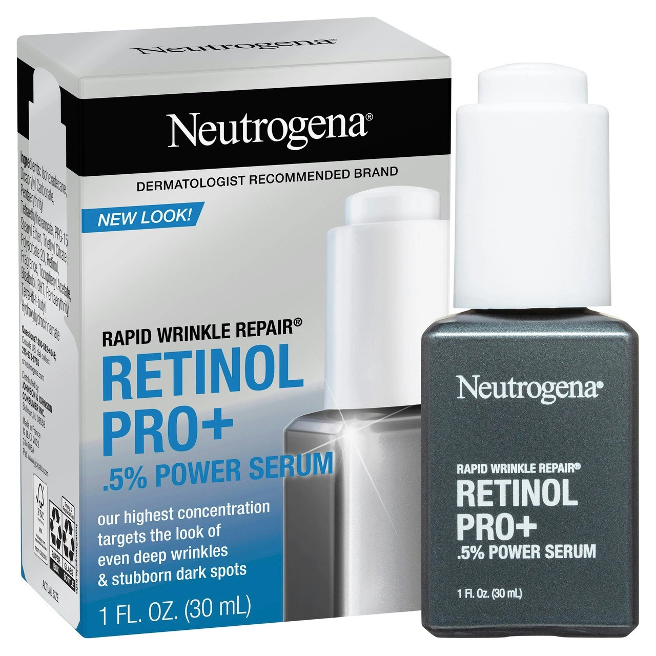 Neutrogena Rapid Wrinkle Repair Retinol Pro+ .5% Power Serum 30mL