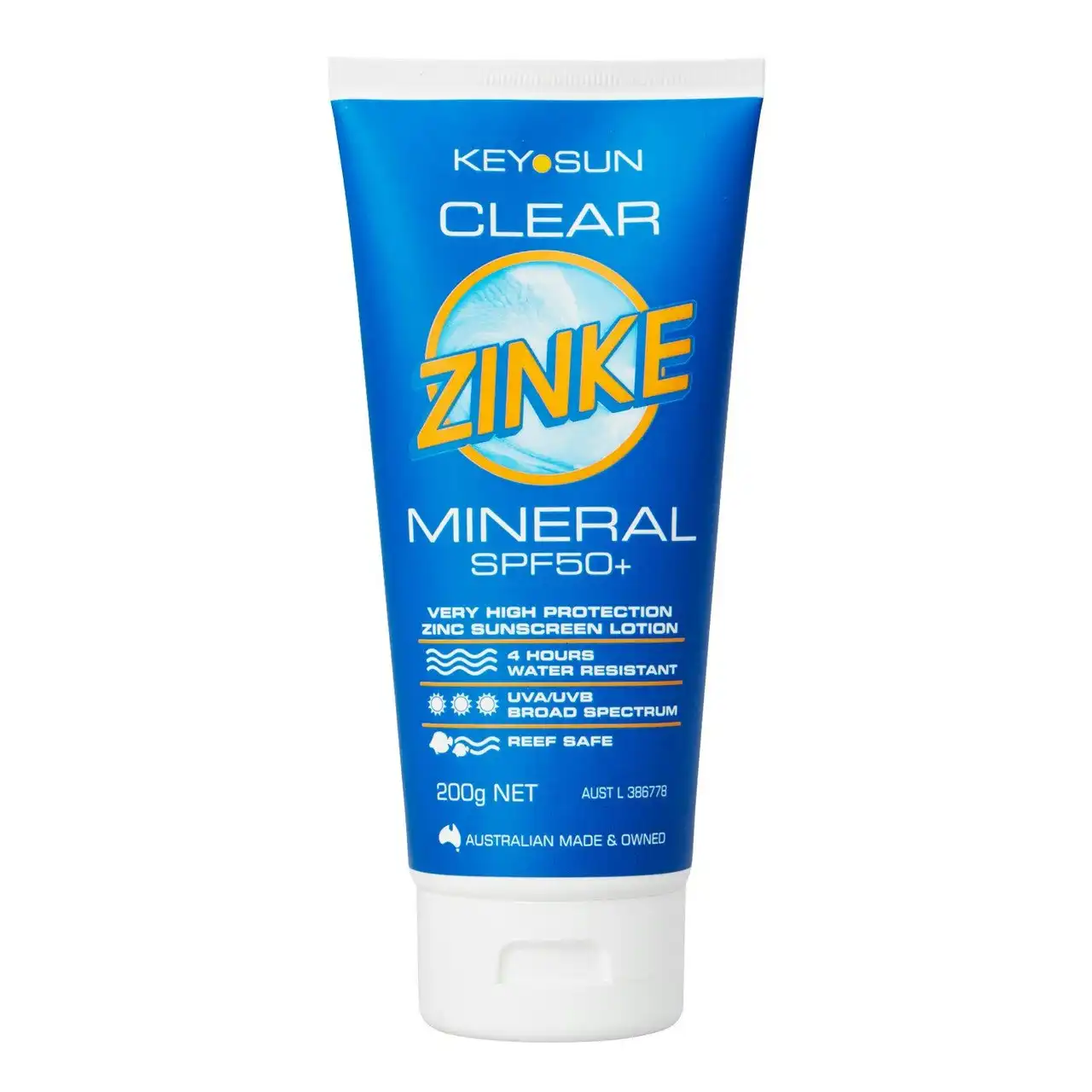Key Sun Zinke Clear Mineral SPF 50+ 200g