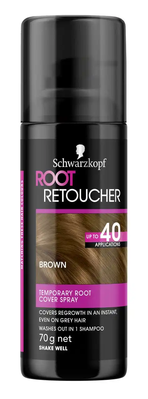 Schwarzkopf Root Retouch Temporary Root Cover Spray - Brown