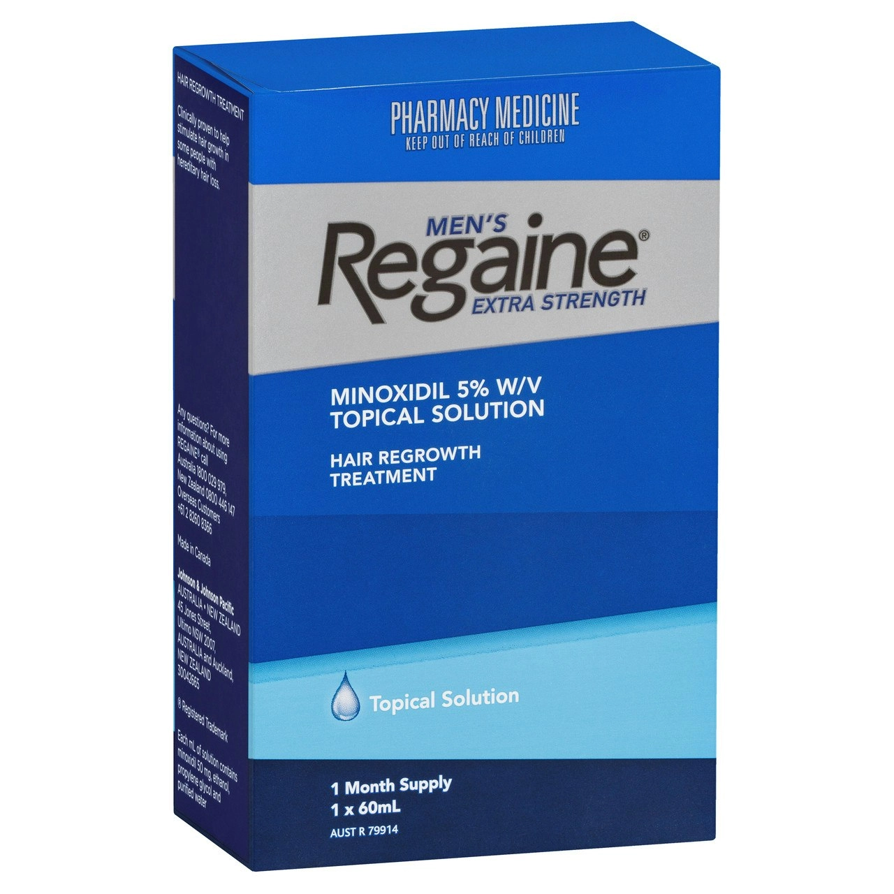 Regaine Men's Extra Strength Minoxidil Hair Regrowth Treatment 60mL