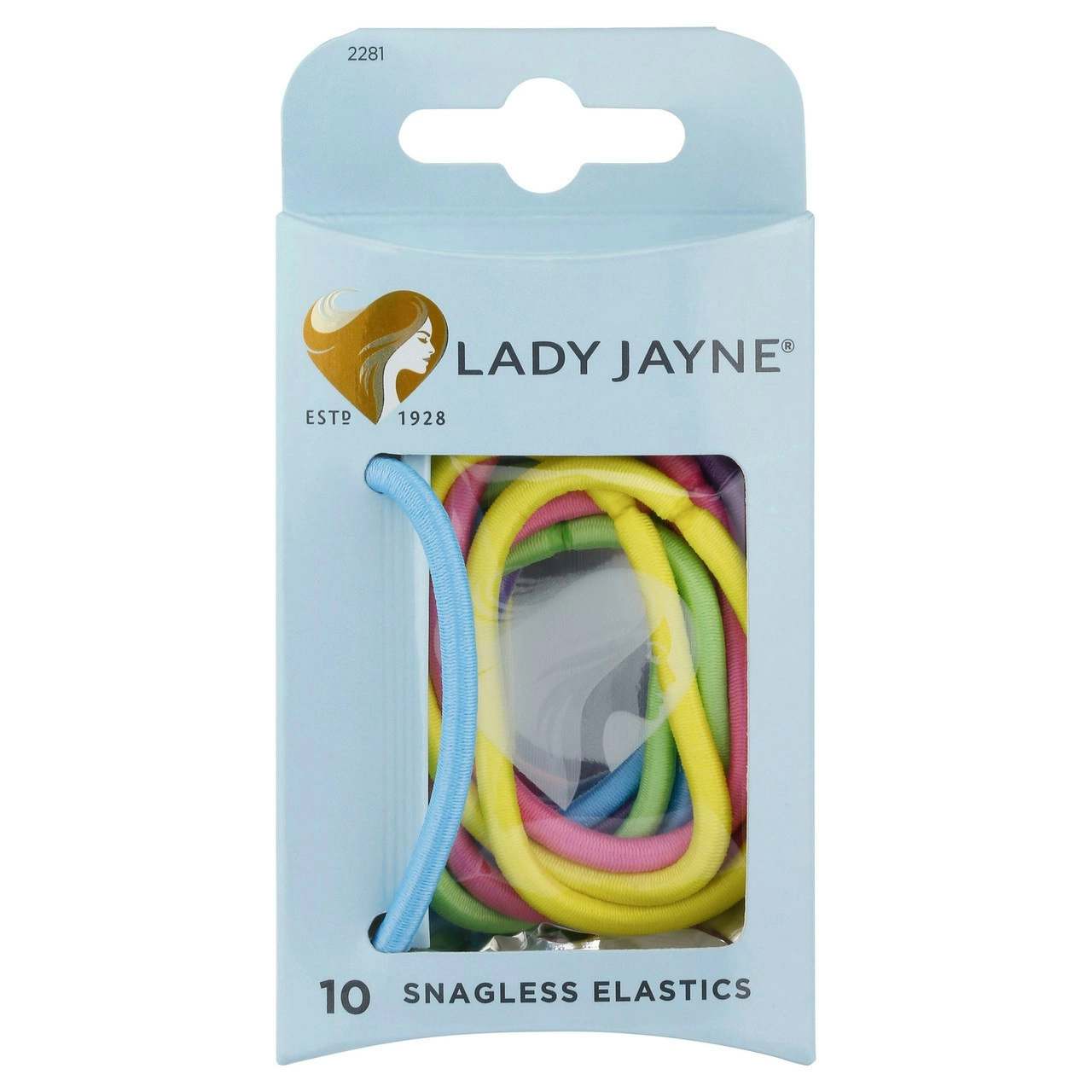 Lady Jayne Snagless Thick Elastics  - Pk 10