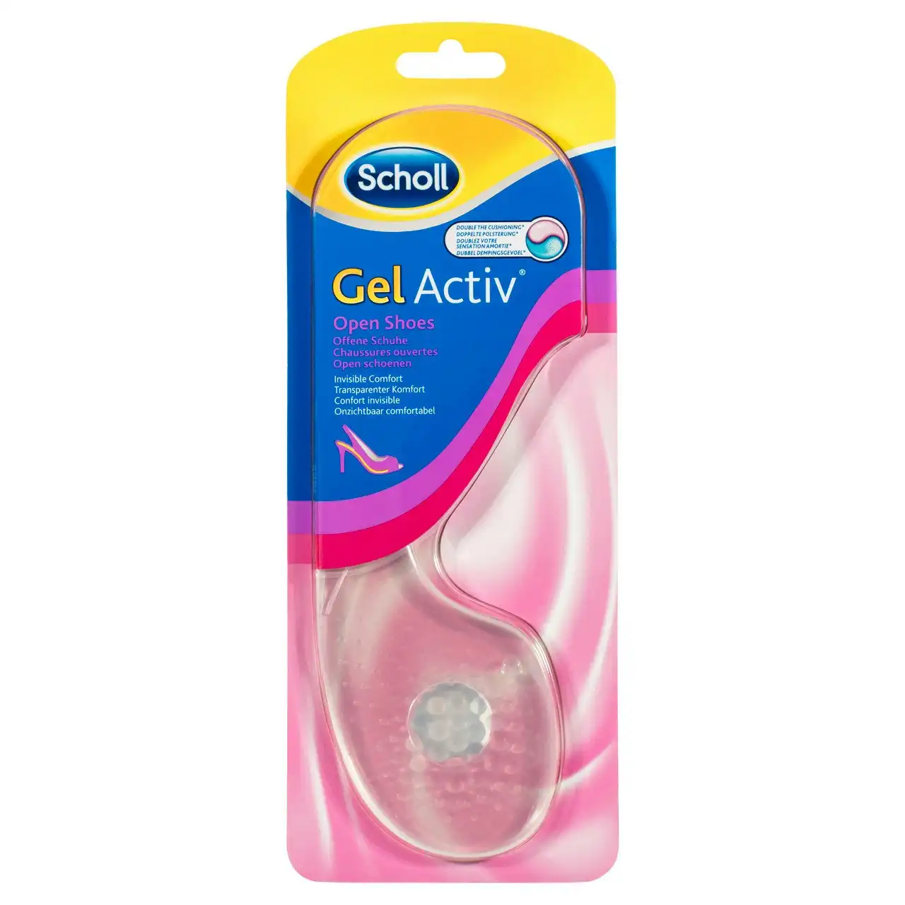 Scholl GelActiv Female Insoles for Open Shoes