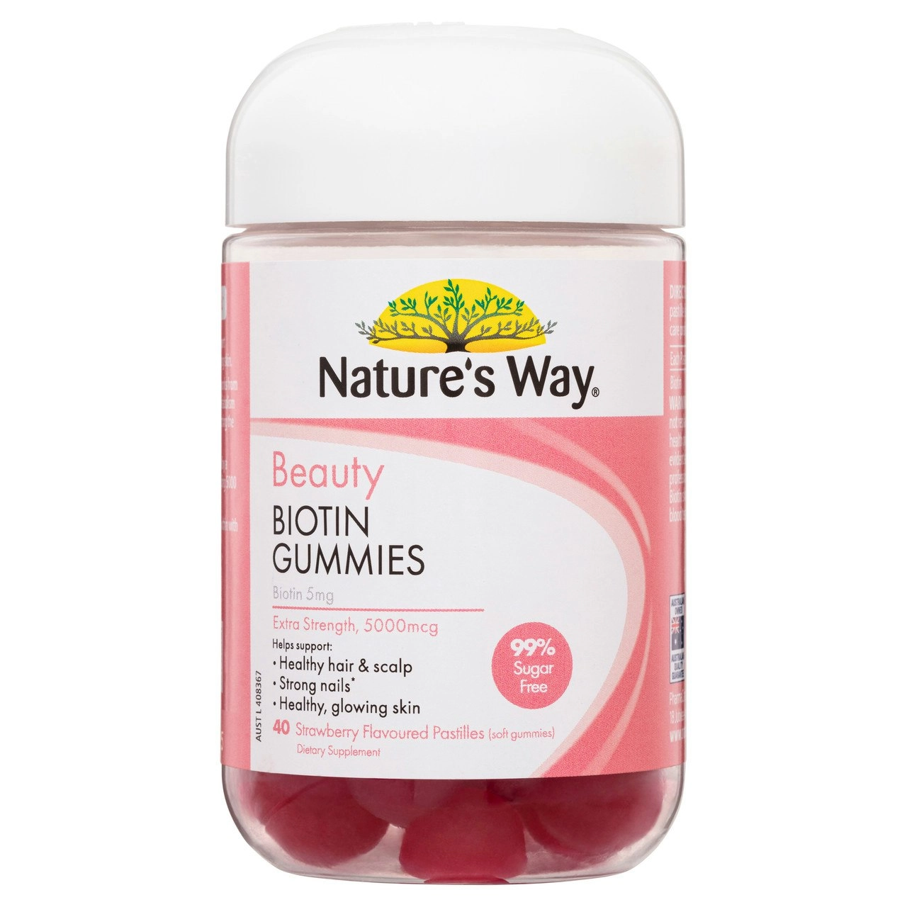 Nature's Way Beauty Biotin Gummies 40s