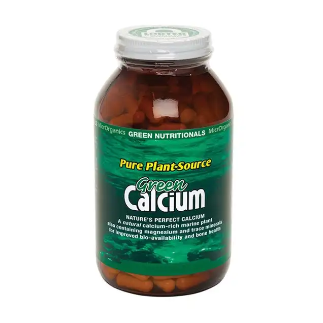 Green Nutritionals Pure Plant-Source Green Calcium 883mg Capsules 60