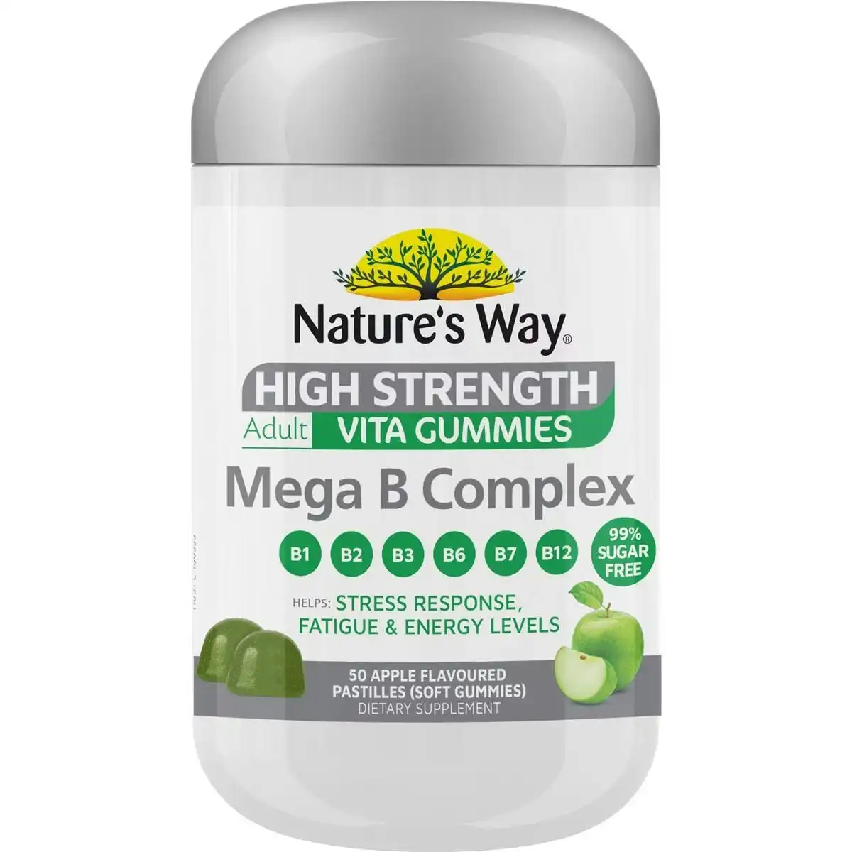 Nature's Way High Strength Adult Vita Gummies Mega B Complex 50's