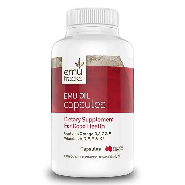 Emu Tracks Emu Oil Capsules 60