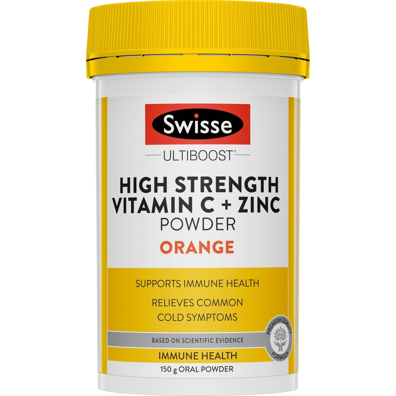 Swisse Ultiboost High Strength Vitamin C + Zinc Powder Orange 150g