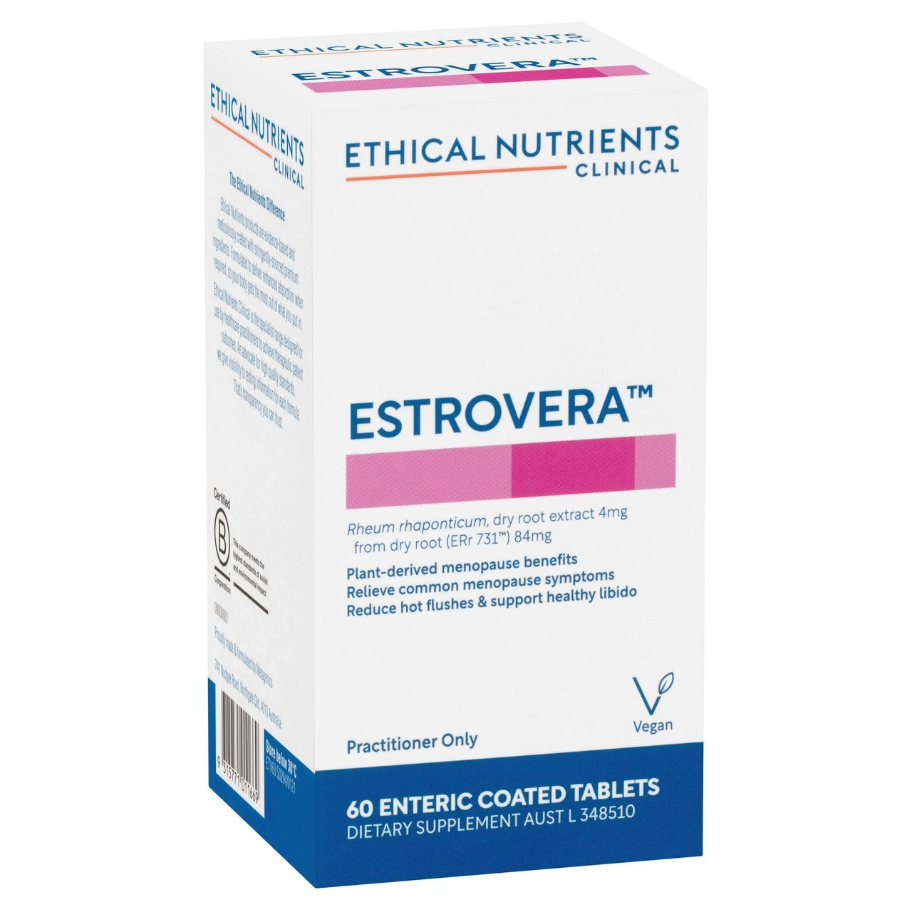 Ethical Nutrients Clinical Estrovera 60 Tablets