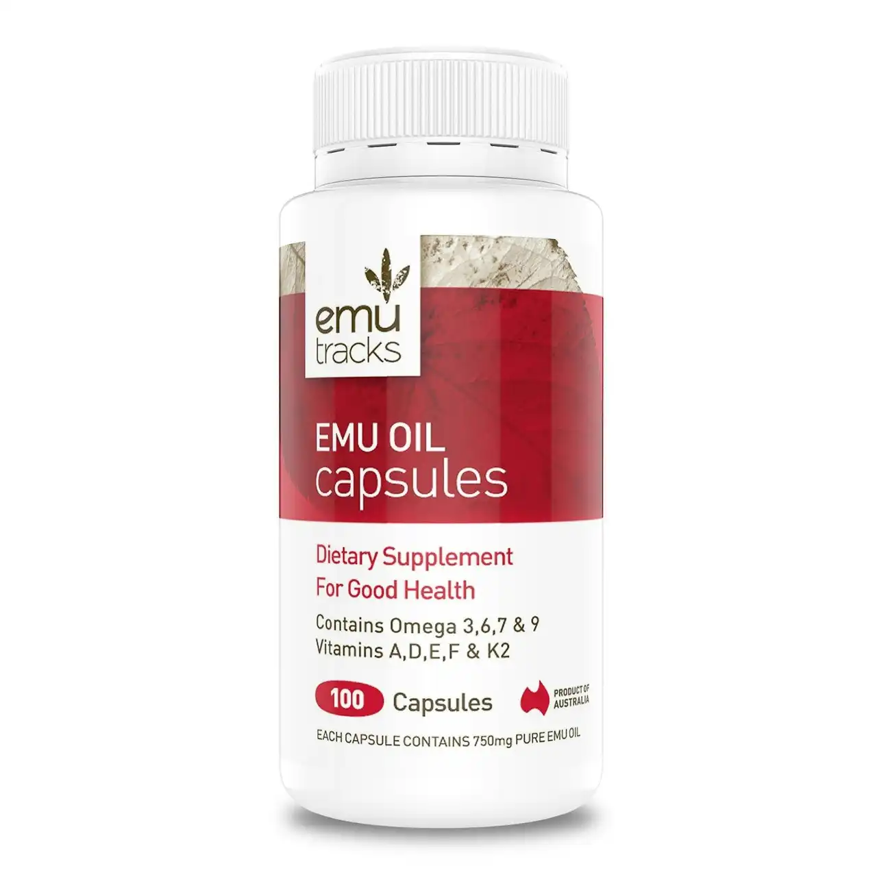 Emu Tracks Emu Oil 100 Capsules