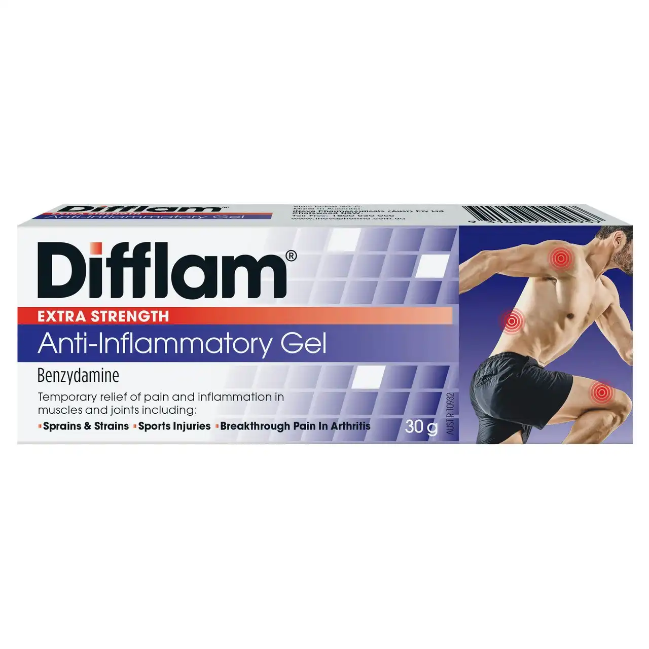 Difflam Extra Strength Anti-Inflammatory Gel 30g