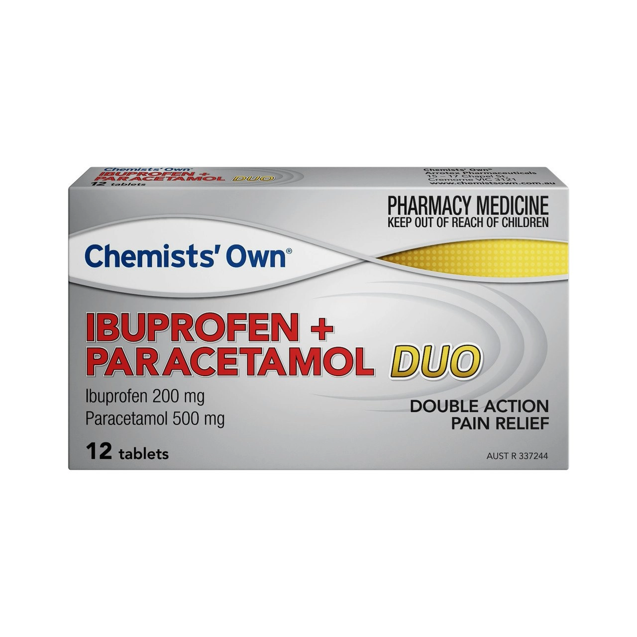 Chemists' Own Ibuprofen + Paracetamol Duo Tablets 12