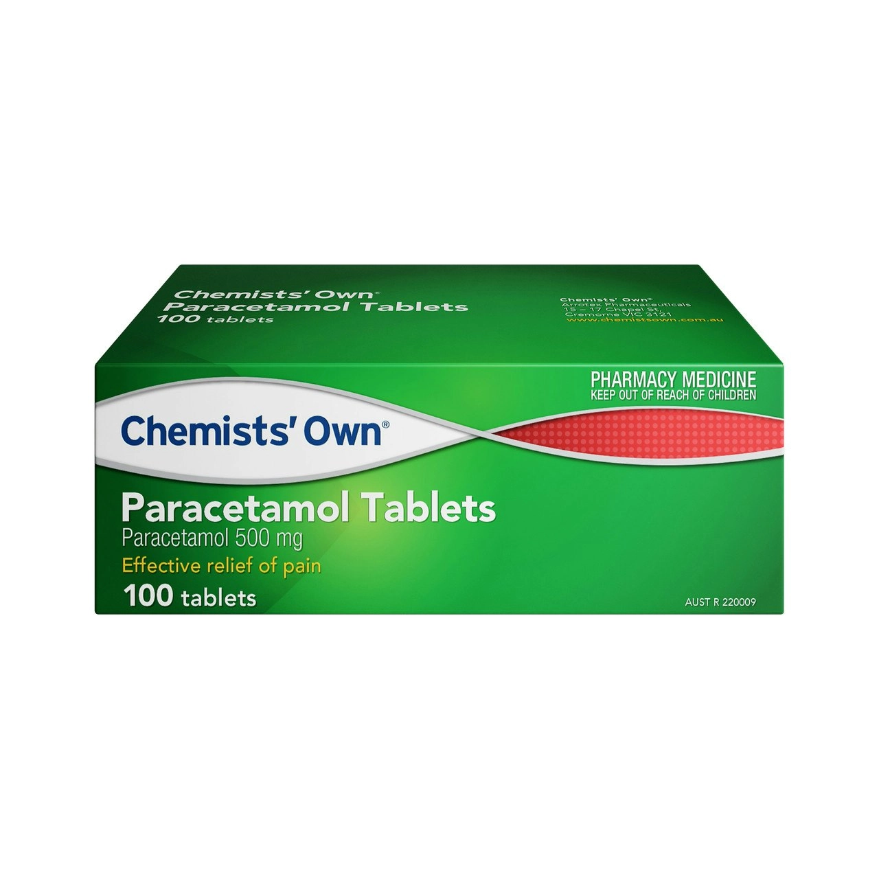 Chemists' Own Paracetamol Tablets 100