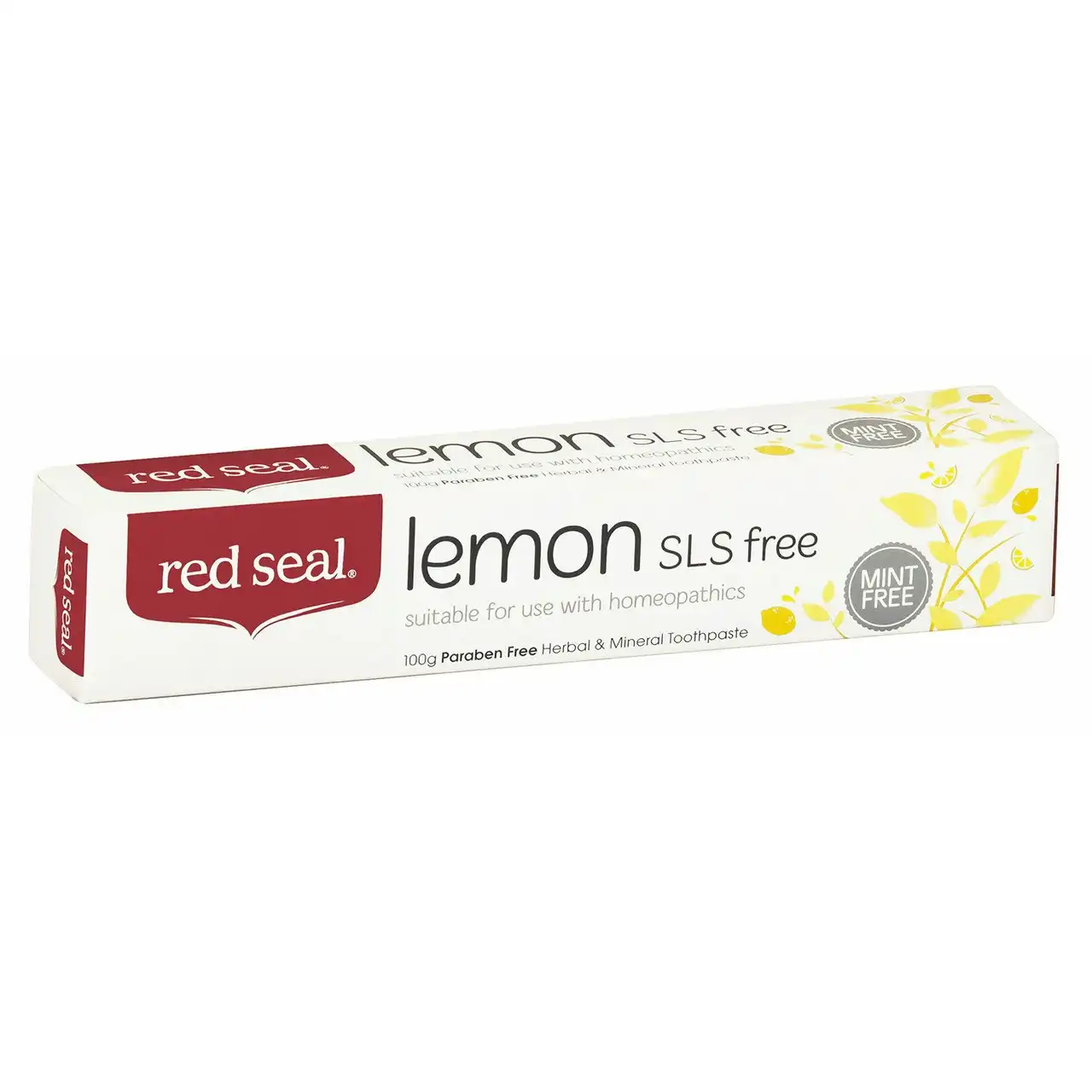 Red Seal Lemon SLS Free Toothpaste 100g