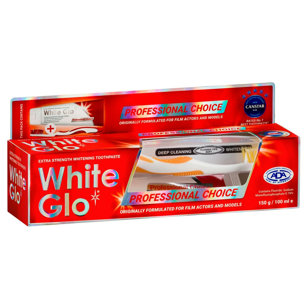 White Glo Toothpaste Professional 150g