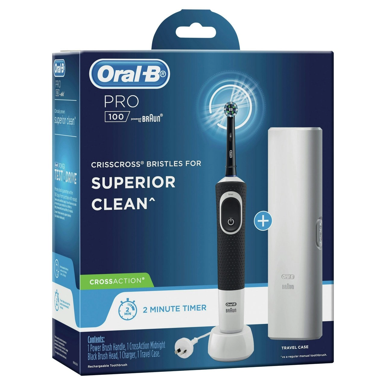 Oral-B Pro 100 Cross Action Clean Electric Toothbrush