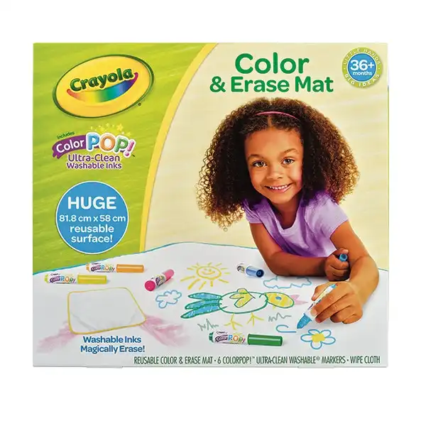 Crayola Color & Erase Mat- 12pk