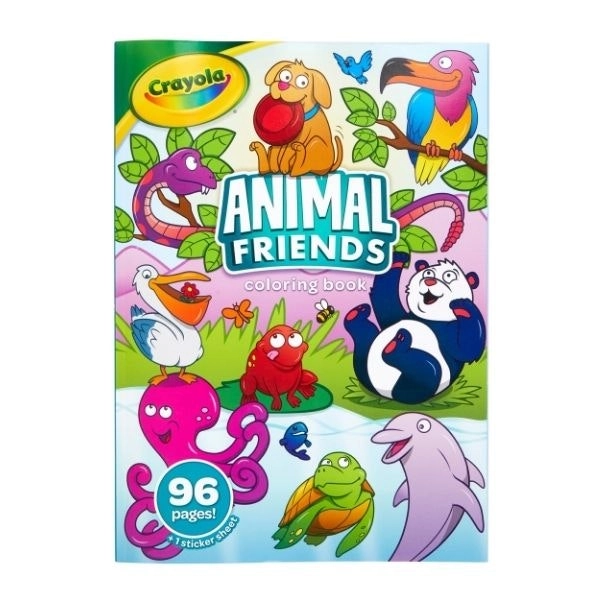 Crayola Animal Friends Coloring Book, 96pg