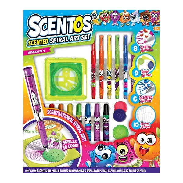 Scentos Scented Spirograph Activity Set