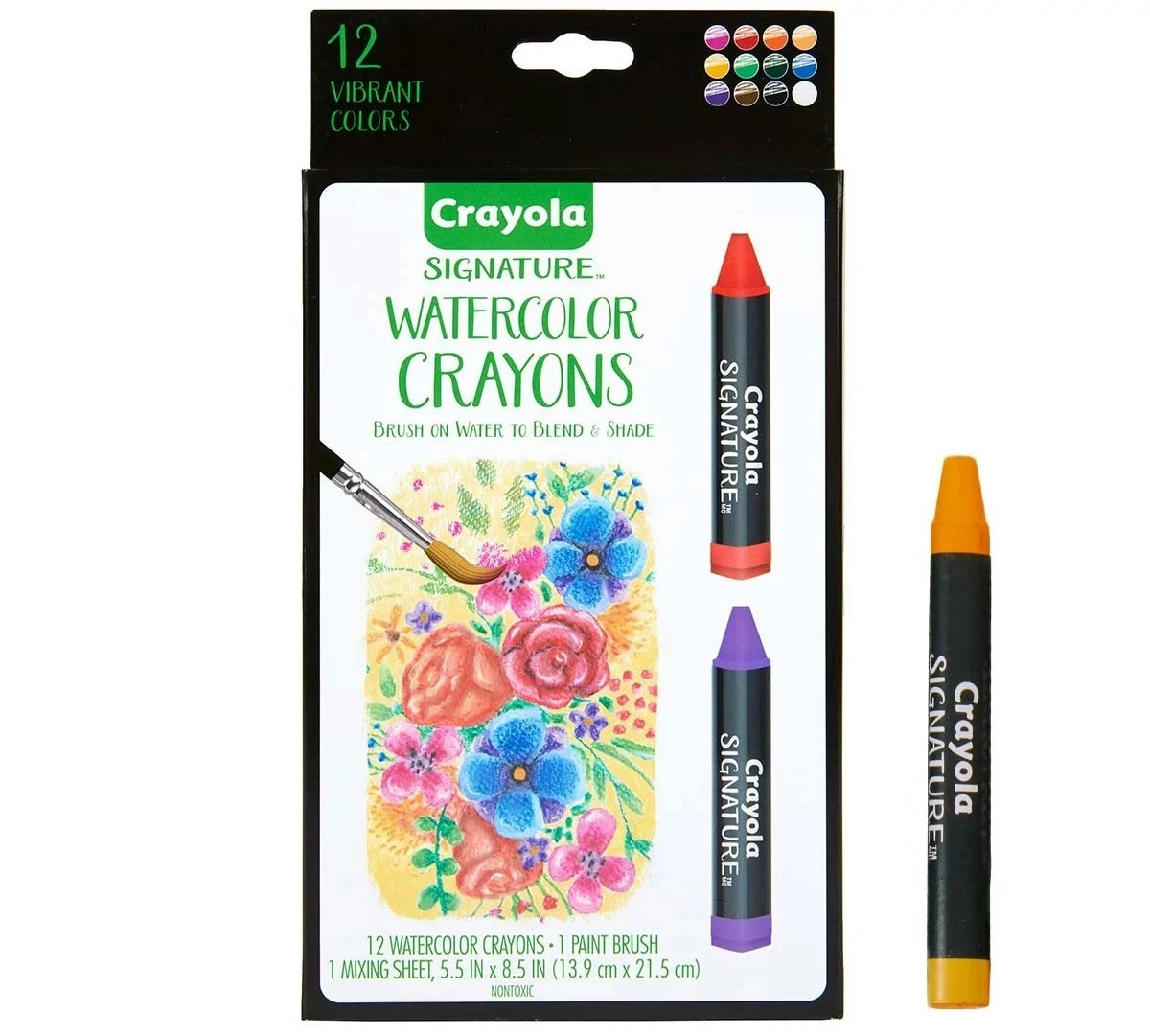 Crayola Signature™ Watercolor Crayons- 12pk