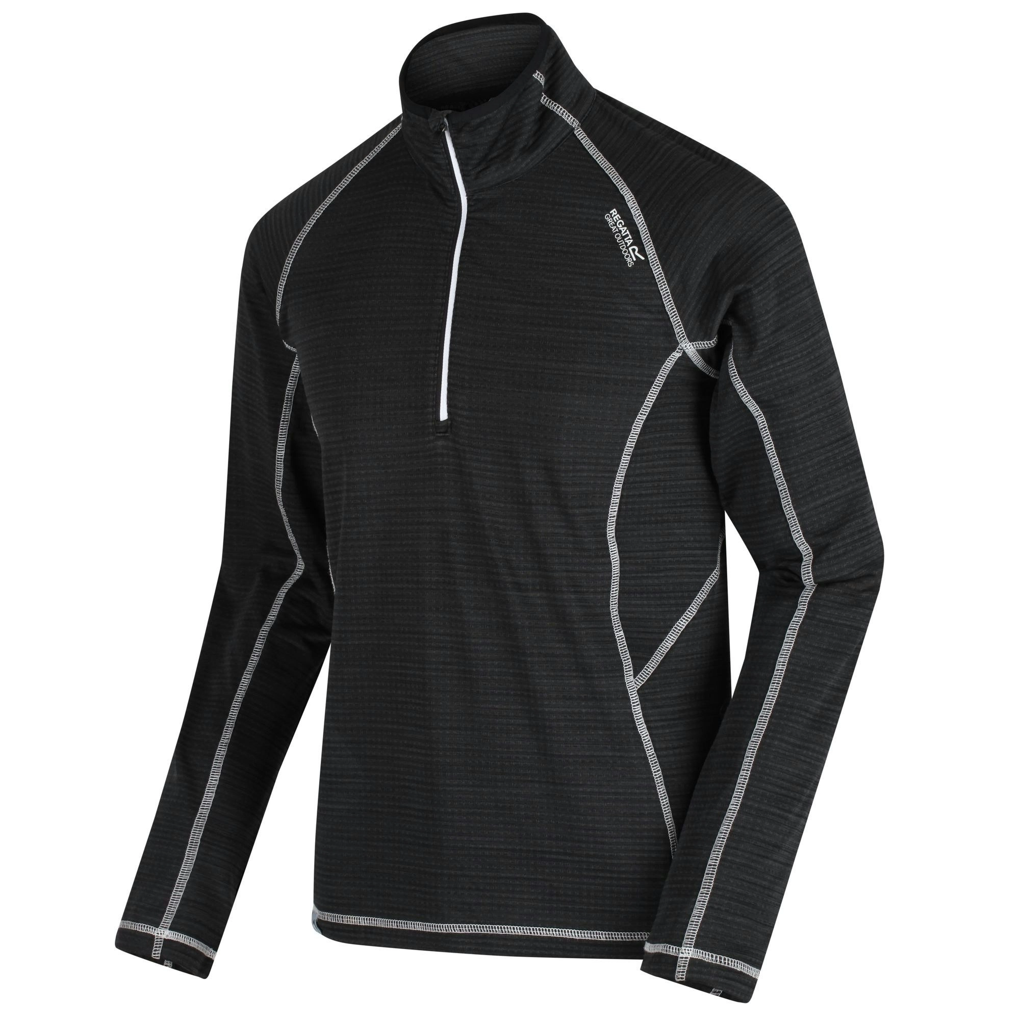 Regatta Mens Yonder Quick Dry Moisture Wicking Half Zip Fleece Jacket