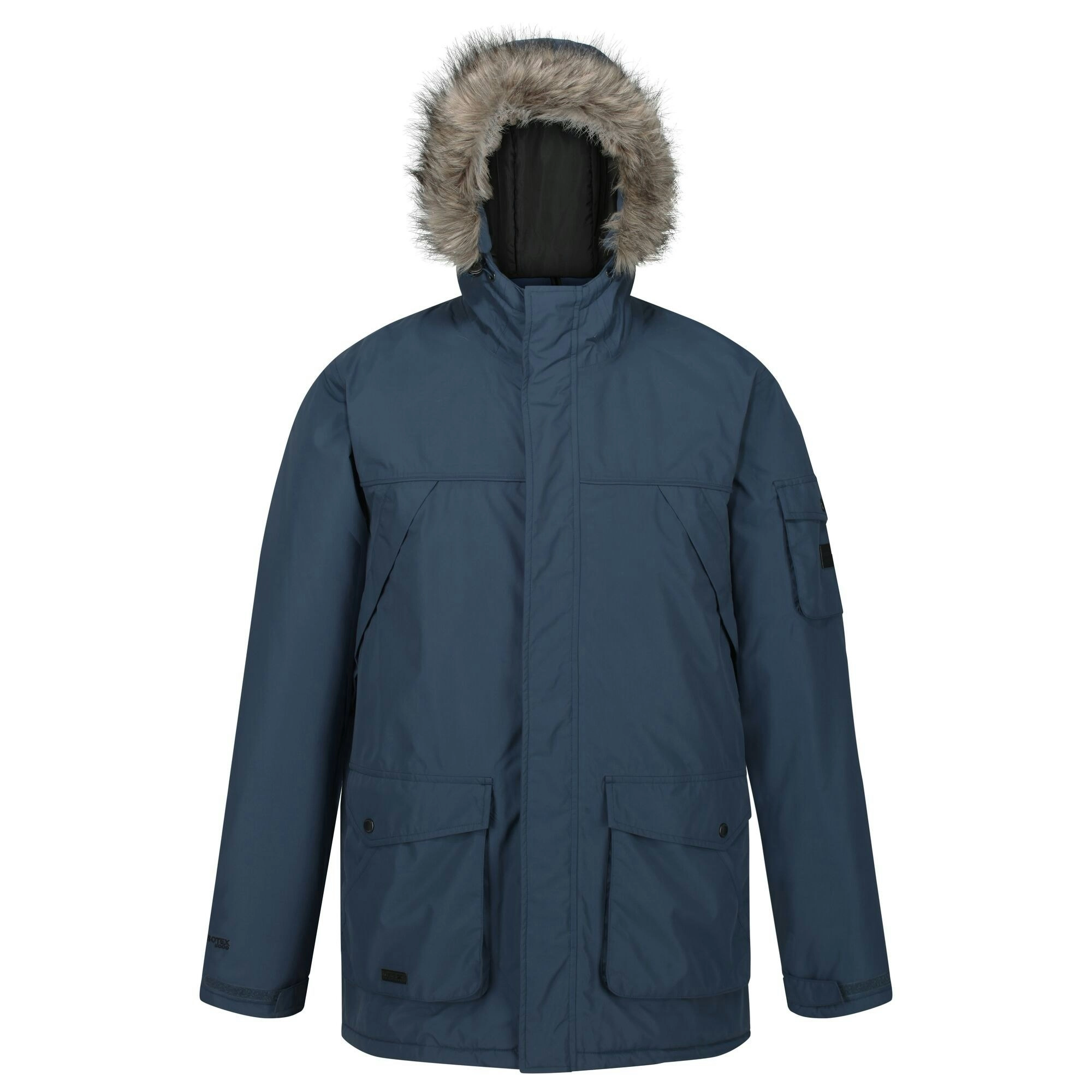 Regatta Mens Salinger II Faux Fur Insulated Parka