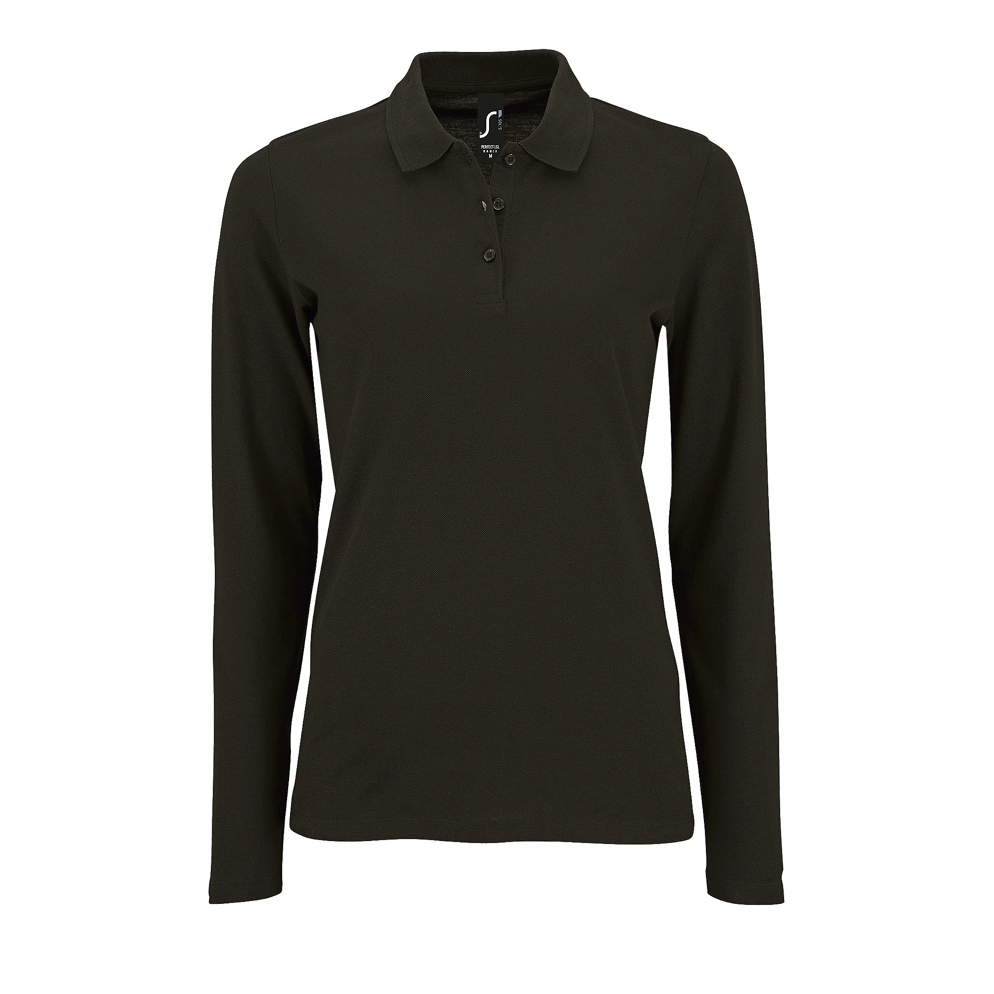 SOLS Womens/Ladies Perfect Long Sleeve Pique Polo Shirt