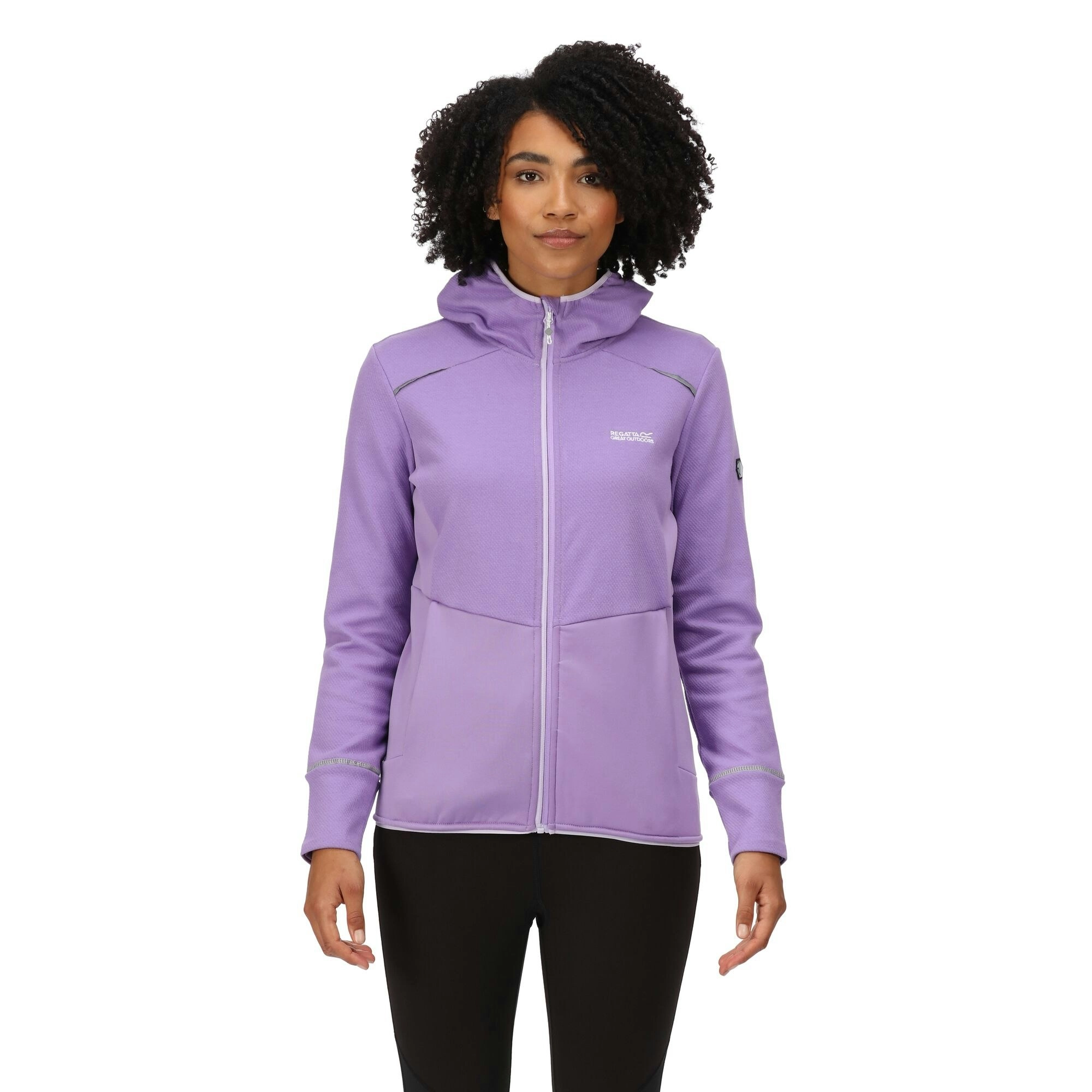 Regatta Womens/Ladies Textured Fleece Full Zip Hoodie