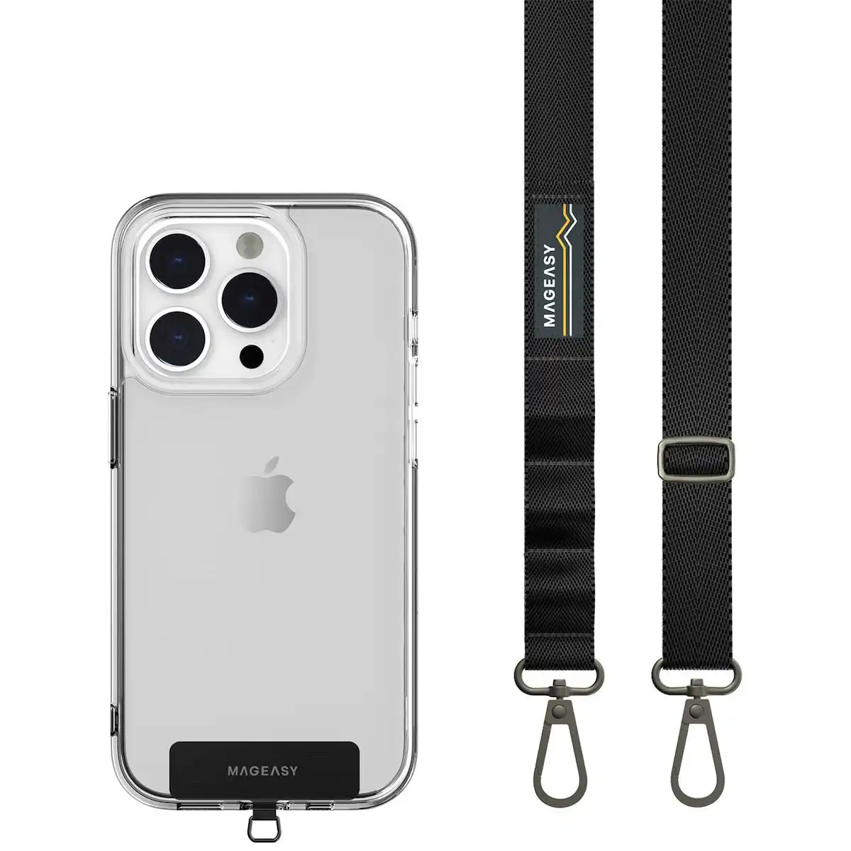 MagEasy Phone Strap & Strap Card 20mm - Black