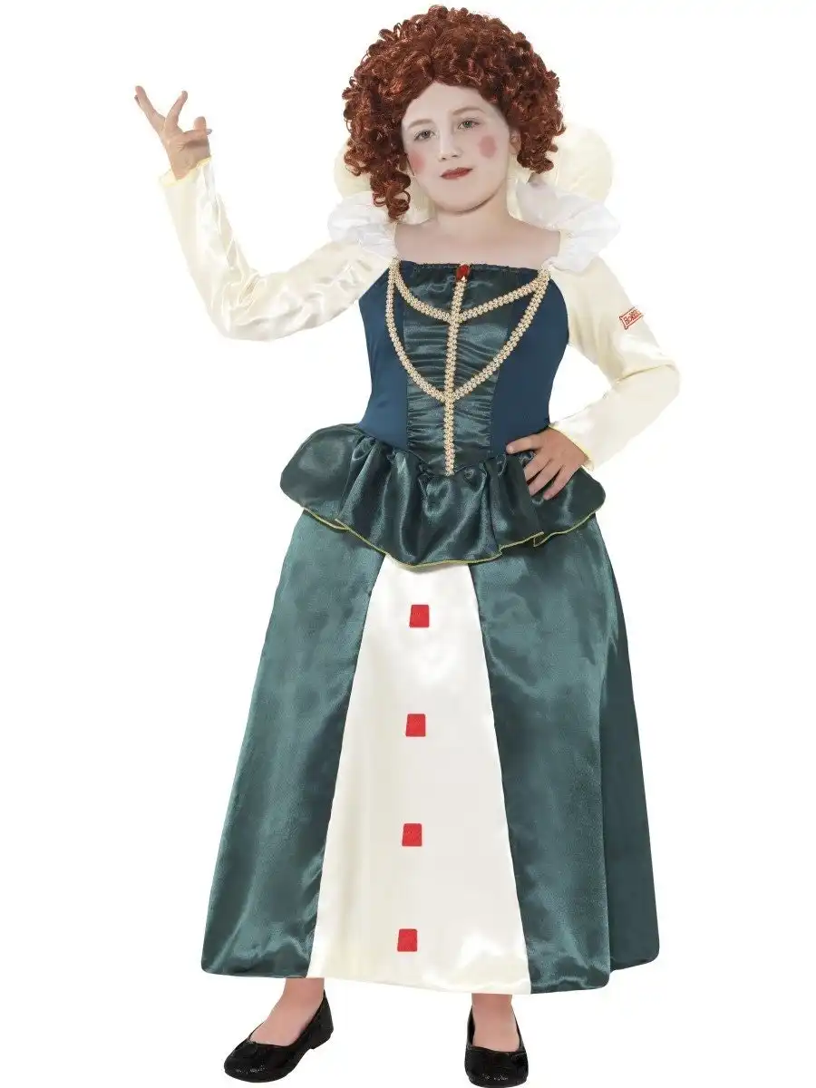 Horrible Histories Queen Elizabeth I Girls Costume