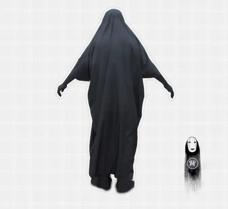 Spirited Away No Face Cosplay Mens Costume