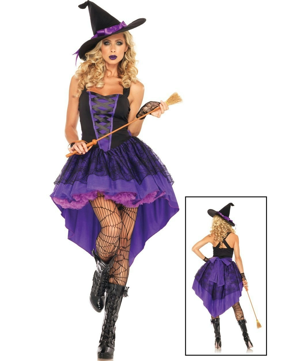 Purple Witch Womens Halloween Costume