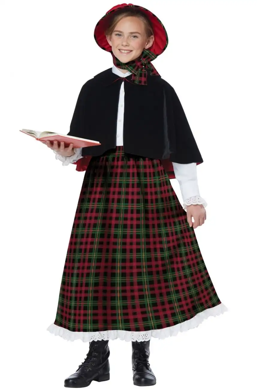 Holiday Caroler Girls Costume