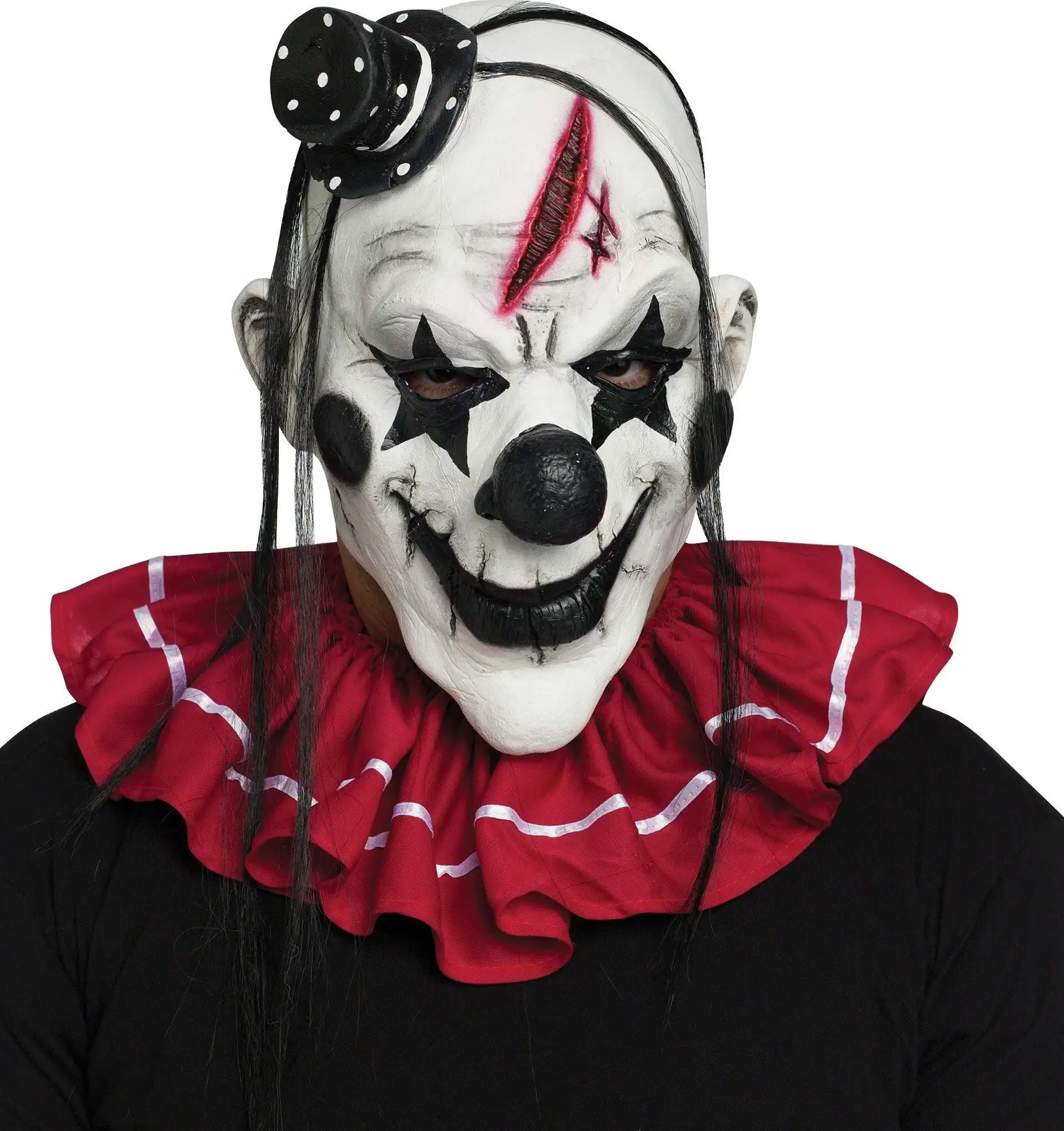 Horror Clown Halloween Costume Mask