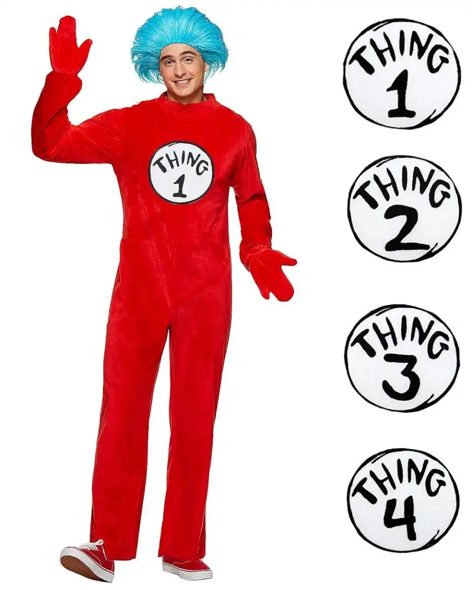 Thing 1 Thing 2 Adult Costume