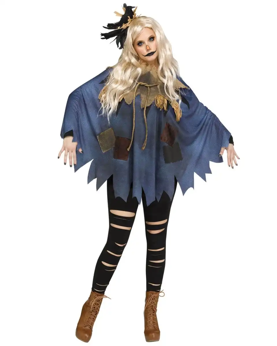 Scarecrow Poncho Halloween Costume
