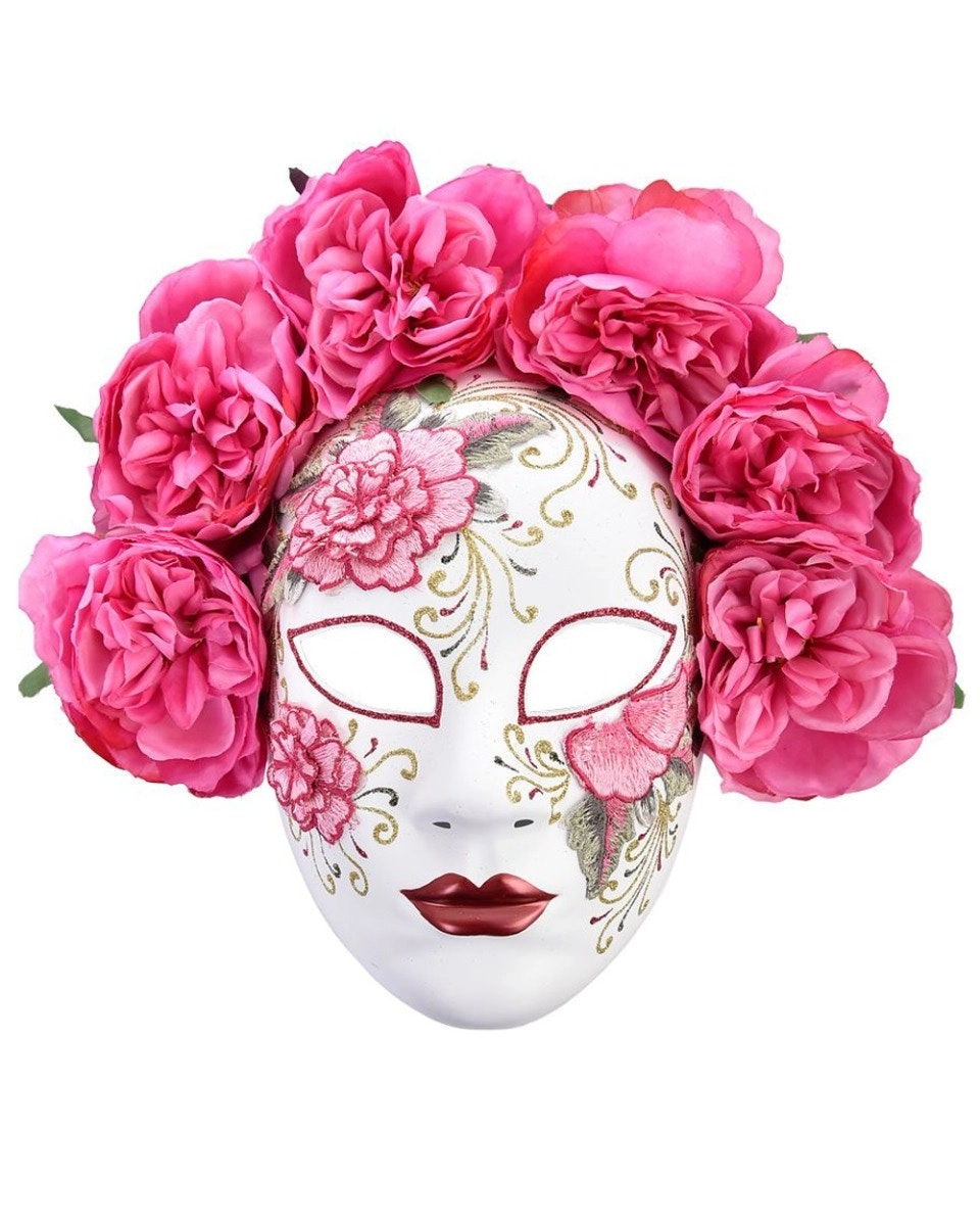 Florencia Floral Day Of Dead Mask