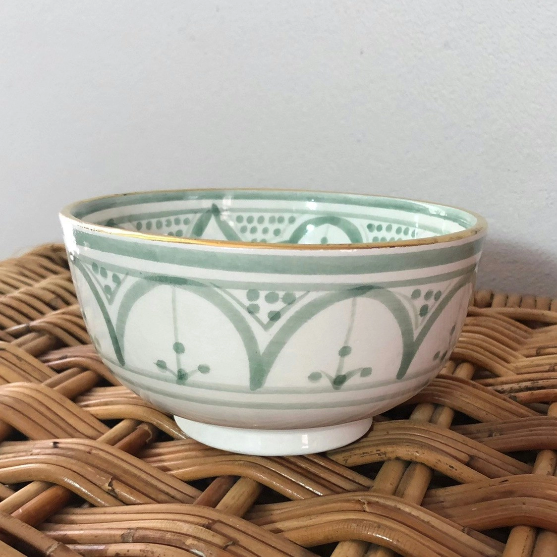 Zohi Interiors Rabat Safi Bowl - Small in Mint