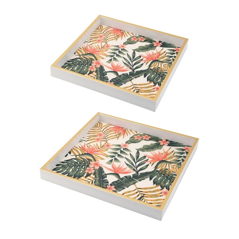 DD Design Botanical Square Set of 2 Trays