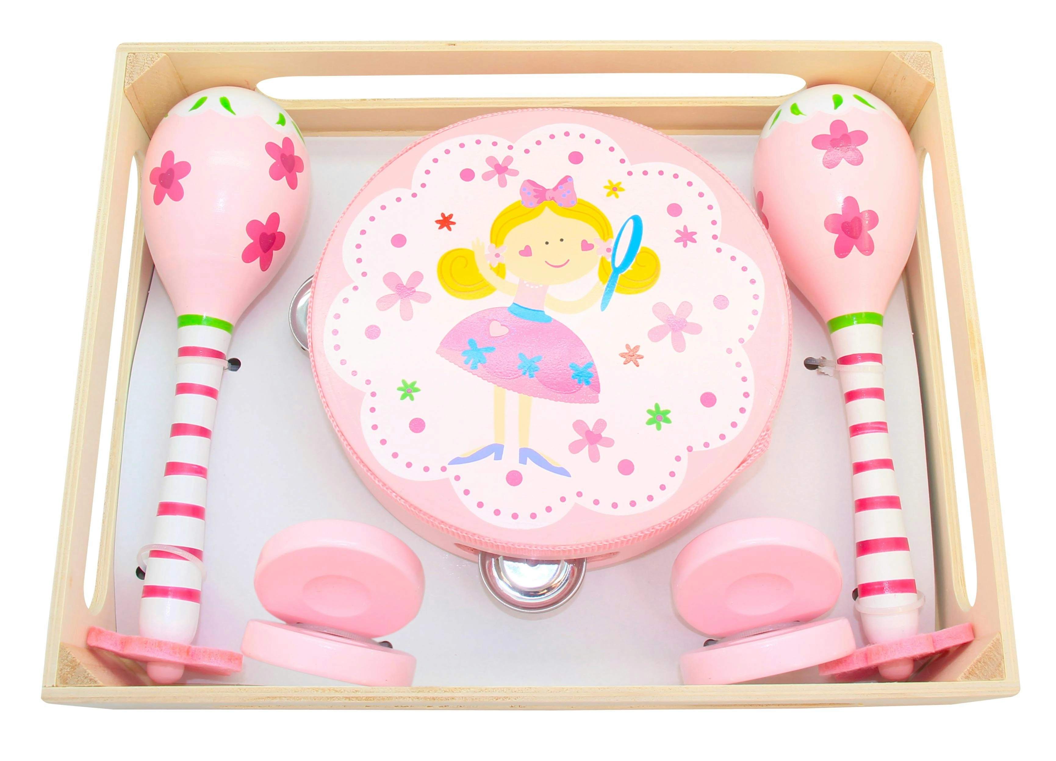 Wonder Co Wooden Ballerina Music Box Set