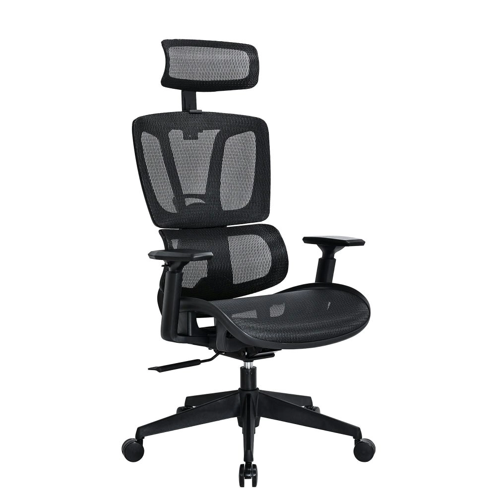 Maestro Furniture MECCA Ergonomic Double Mesh Back & Seat Manager Computer Office Task Chair - Black