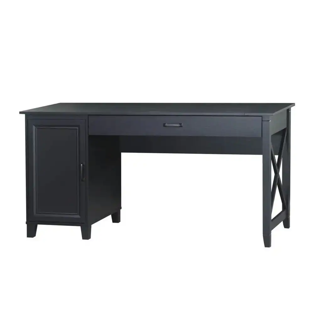 Maestro Furniture Dallas Large Wooden Computer Study Home Office Task Desk 150cm Black