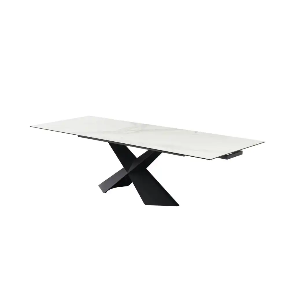 Raimon Furniture Martina Modern Extension Rectangular Kitchen Dining Table Ceramic 180-210cm - Vermont