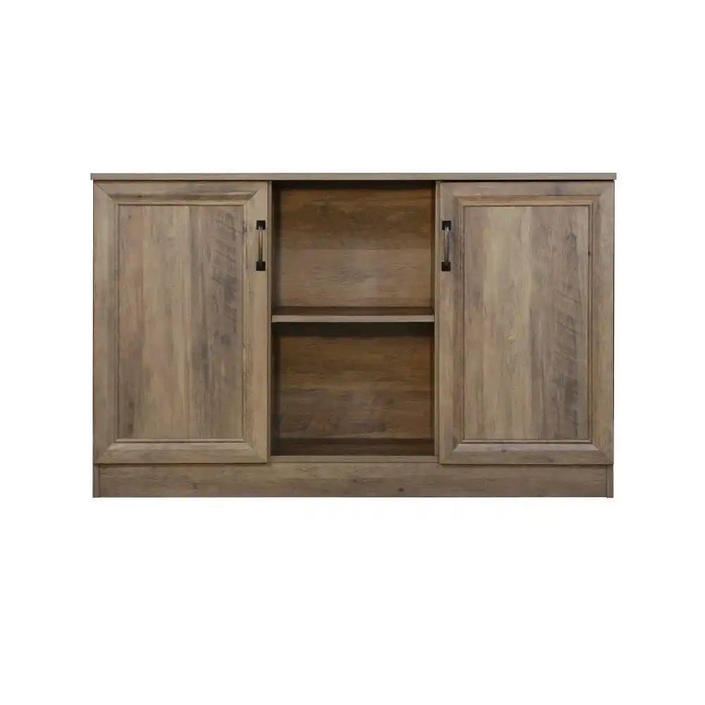 Dallas Wooden 2-Door Sideboard Buffet Unit Storage Cabinet Rustic Oak