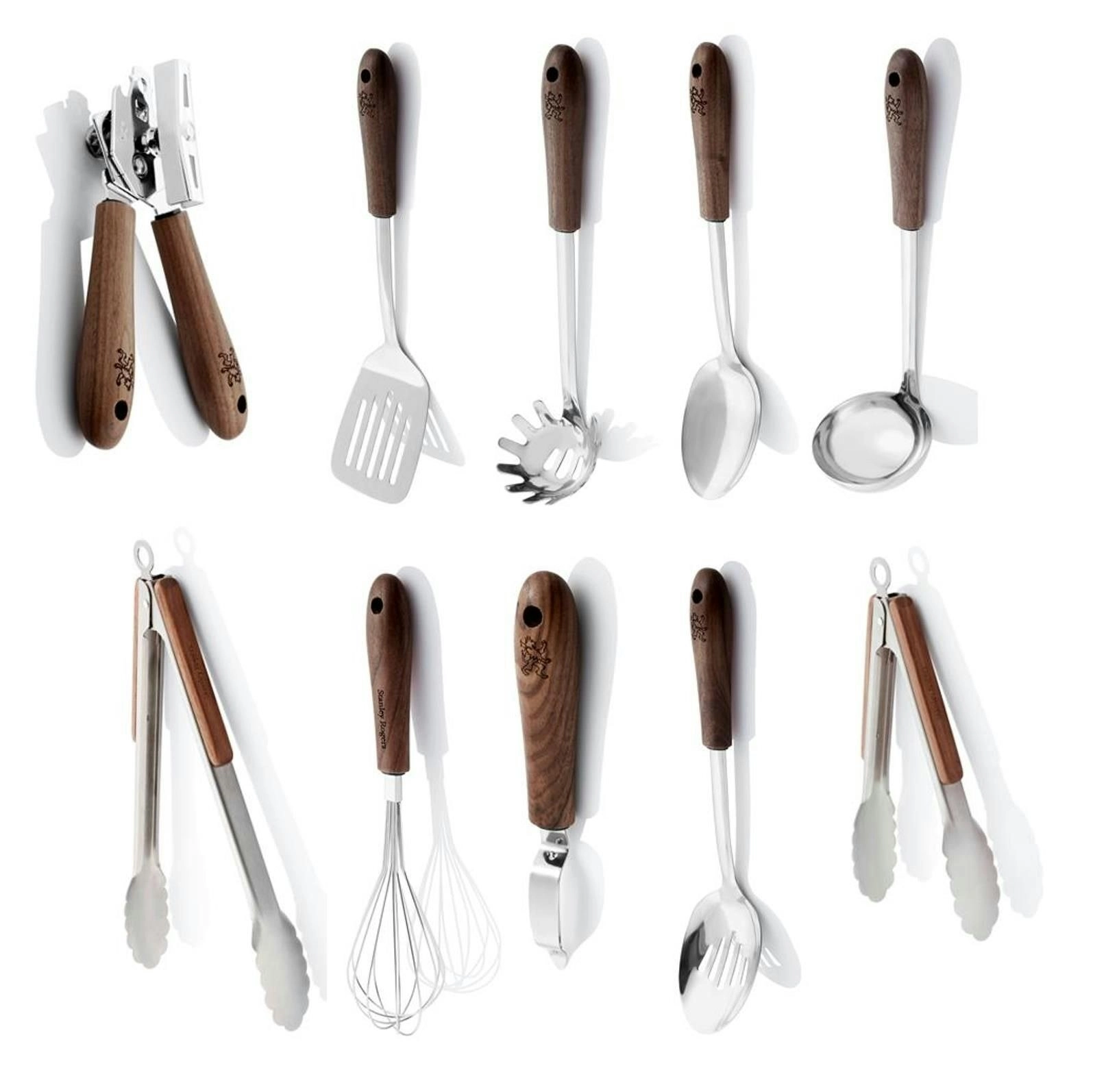 Stanley Rogers Black Walnut Wood Utensils