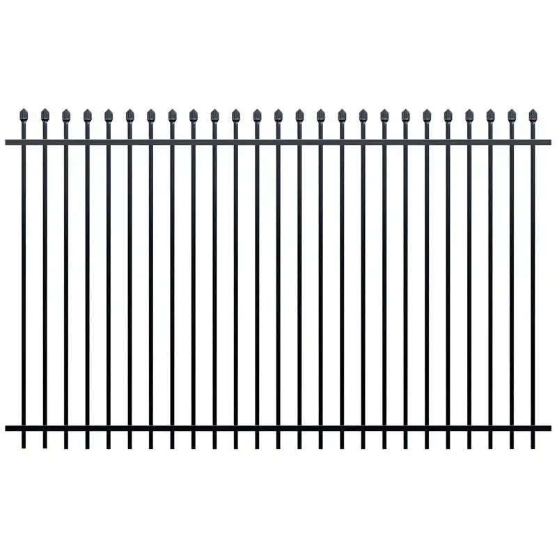 Squash Top Fence Panel 2400 x 1800mm Black