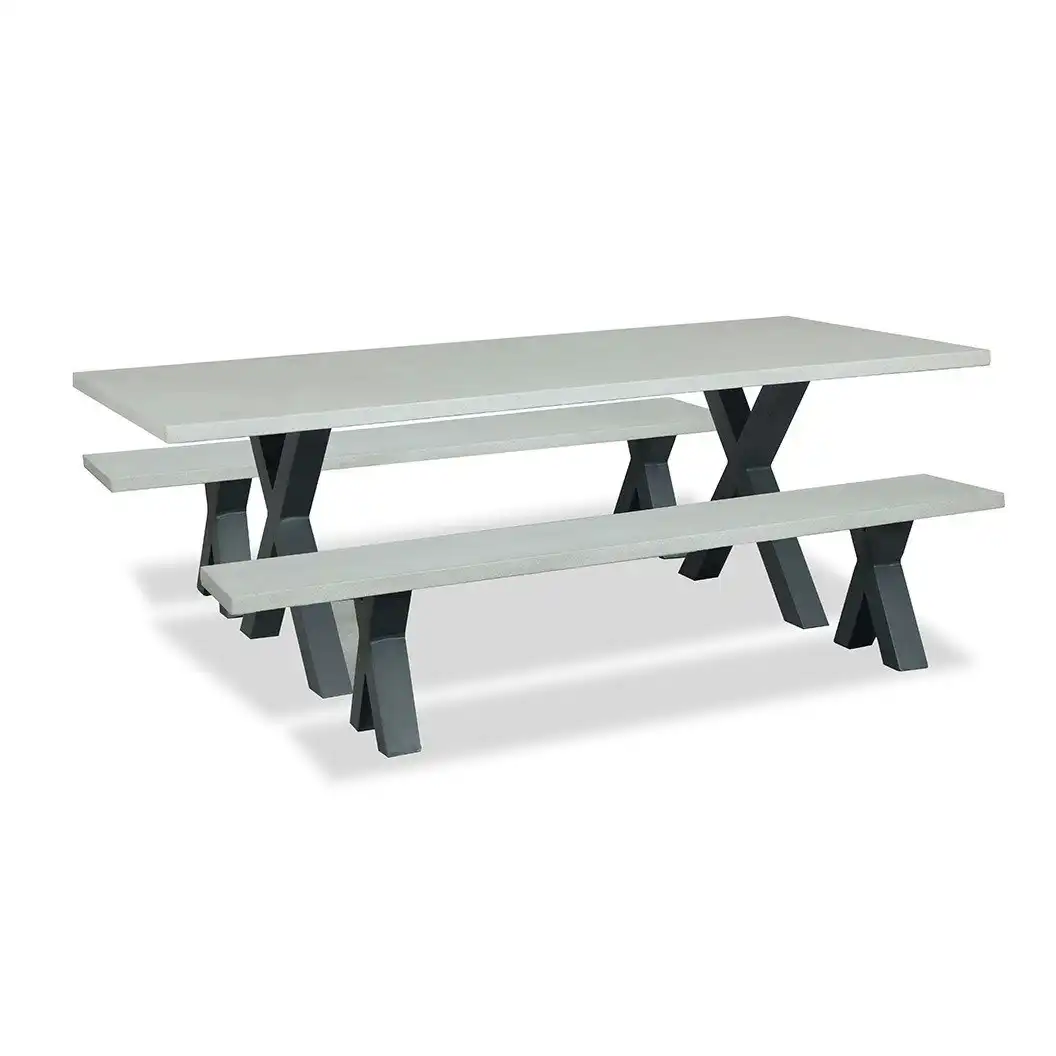 Switch Cement Bench & Table Setting