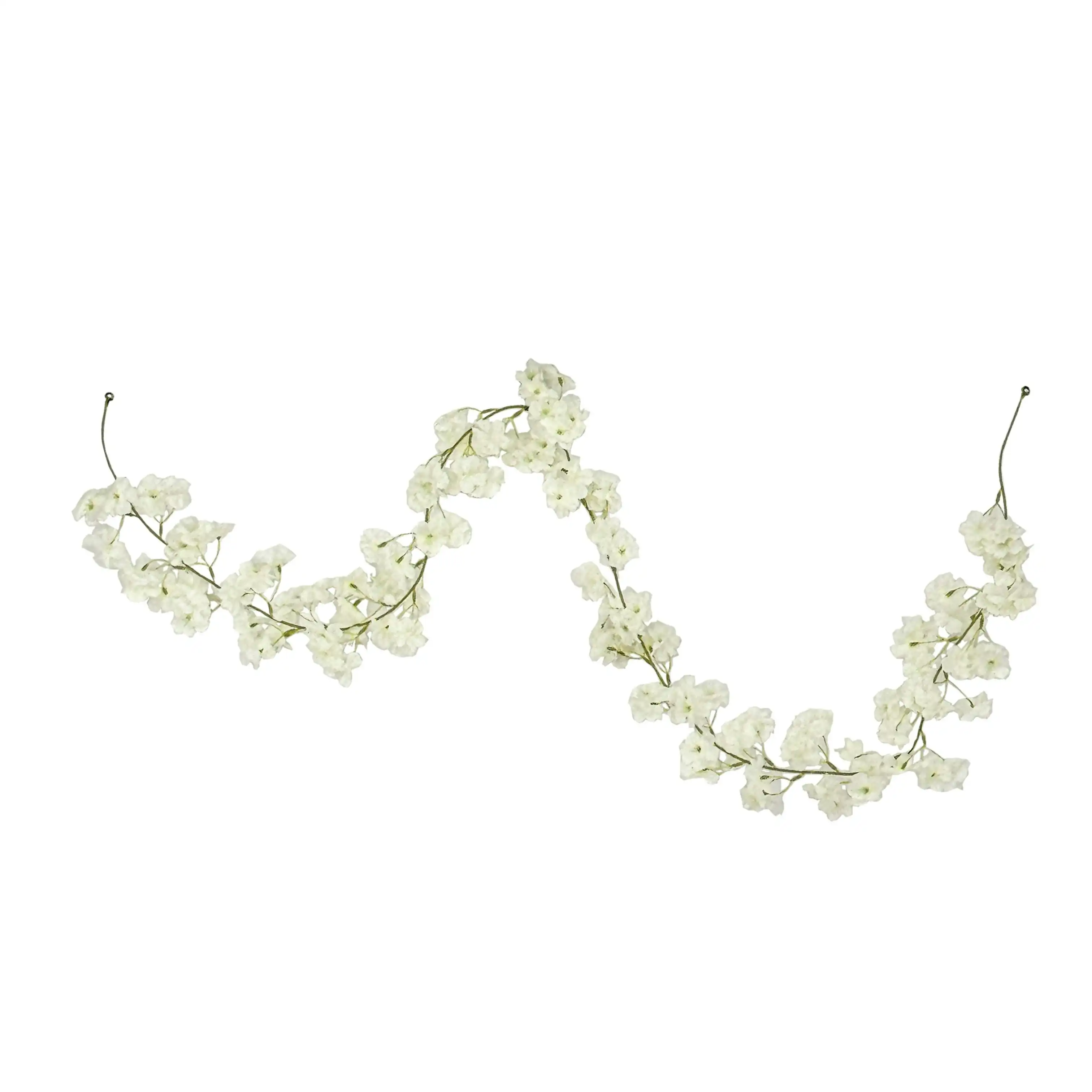 Artificial Garland - Cherry Blossom - White 180cm